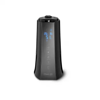 Clean Air Optima CA-603 ultrazvukový zvlhčovač vzduchu s ionizátorom, 5,5 l, studená a teplá hmla, do 60 m², digitálny dotykový panel, diaľkový ovládač, Wi-Fi aplikácia