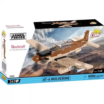COBI KLOCKI Blocks AT-6 Wolverine 263-dielna stavebnica