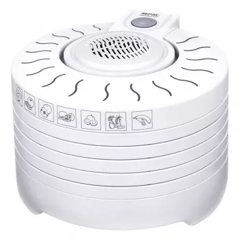 MPM MSG-01 sušička húb a ovocia 250W 5 podnosov biela