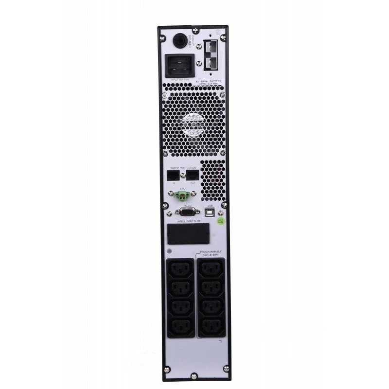Orvaldi V2000+ line-interactive UPS 2 kVA 1800 W pure sine wave 2U rackmount/tower LCD 8x C13