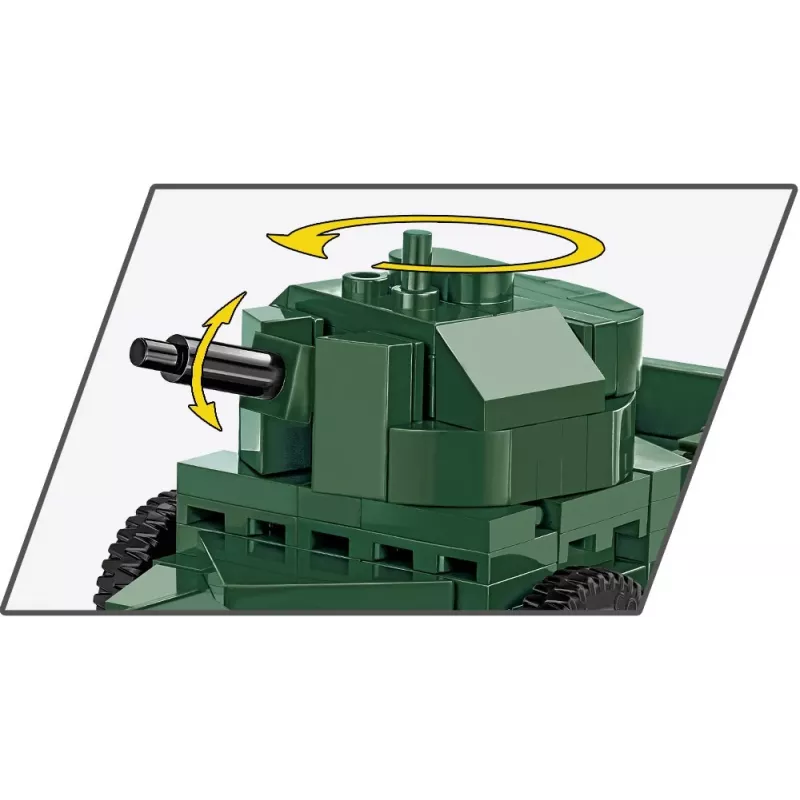 COBI KLOCKI Historical Collection Rolls-Royce Armoured Car 1920 Pattern Mk I stavebnica (226 dielov)