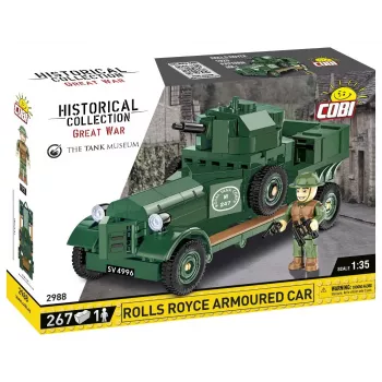 COBI KLOCKI Historical Collection Rolls-Royce Armoured Car 1920 Pattern Mk I stavebnica (226 dielov)