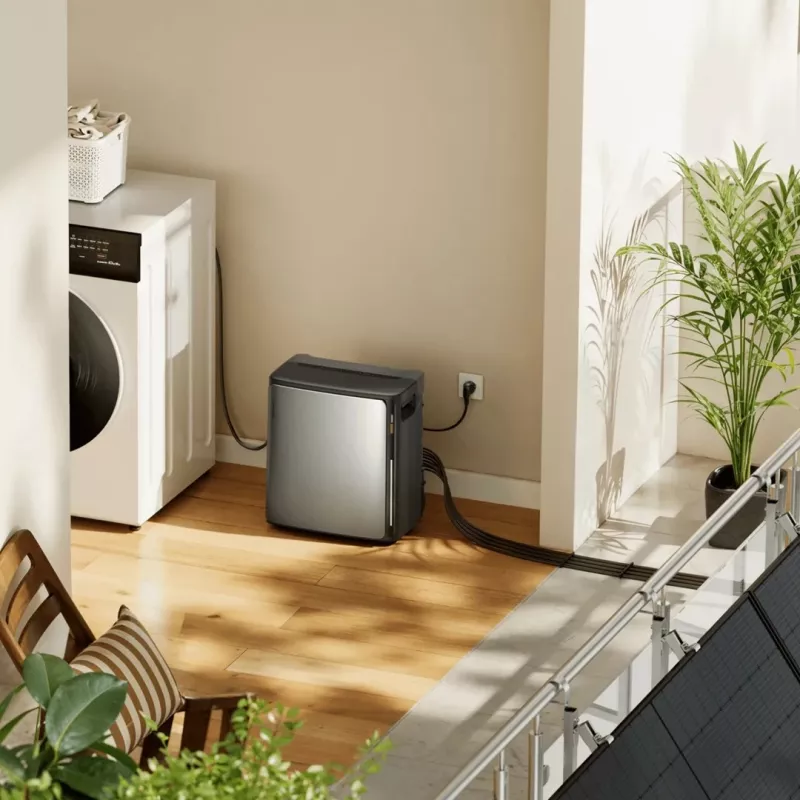 EcoFlow STREAM Ultra X Black mikroinvertor na ukladanie energie (3,84 kWh)