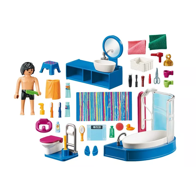 Playmobil domček pre bábiky 70211 kúpeľňa s vaňou