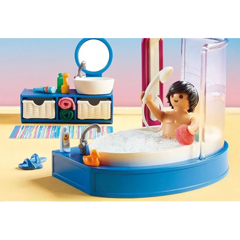 Playmobil domček pre bábiky 70211 kúpeľňa s vaňou