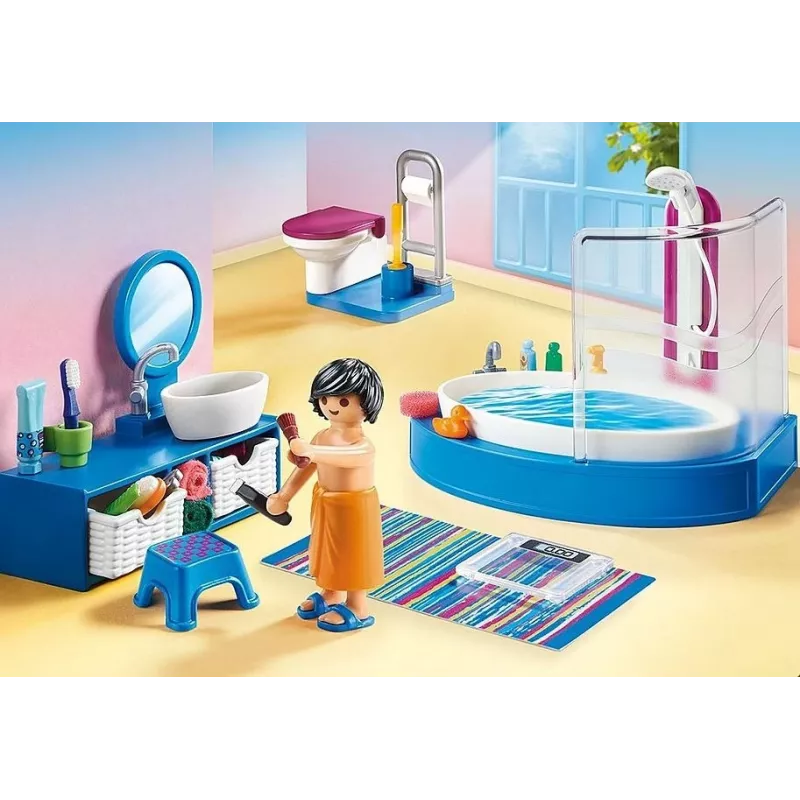 Playmobil domček pre bábiky 70211 kúpeľňa s vaňou