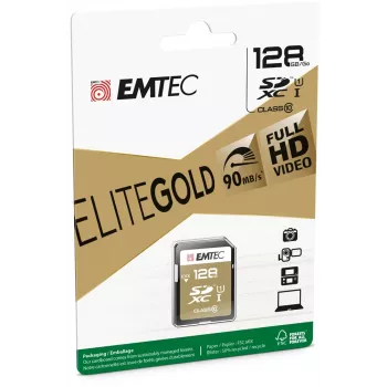 Emtec SDXC 128GB Class10 Gold+ UHS-I U1 pamäťová karta