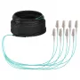 EFB-ELEKTRONIK Trunk kábel U-DQ ZN BH OM3 8G 1x8 LC-LC 30m Dca LSZH