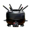 ALPINA elektrický fondue set 2,3L 800W čierny s termostatom a 6 vidličkami