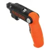 Black & Decker BDCSFL20C-QW 3,6V akumulátorový skrutkovač s baterkou, čierny/oranžový