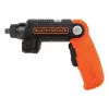 Black & Decker BDCSFL20C-QW 3,6V akumulátorový skrutkovač s baterkou, čierny/oranžový