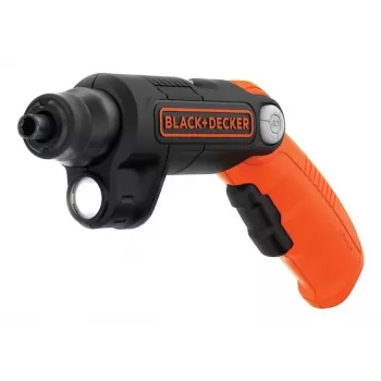 Black & Decker BDCSFL20C-QW 3,6V akumulátorový skrutkovač s baterkou, čierny/oranžový