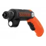 Black & Decker BDCSFL20C-QW 3,6V akumulátorový skrutkovač s baterkou, čierny/oranžový