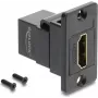 Delock Panel Mount HDMI samica na samicu spojka 4K čierna (91194)