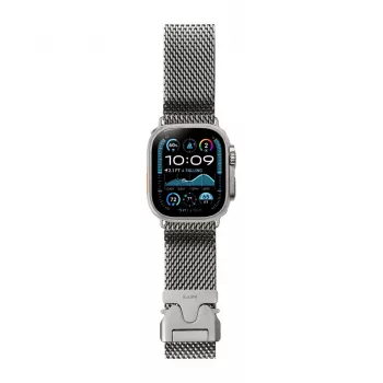LAUT SATURN LOOP titánový tkaný mesh náramok pre Apple Watch