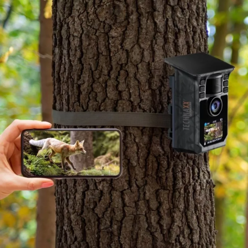 Technaxx Wildcam TX-326 Solar Wi-Fi fotopasca 48MP Full HD 1080p nočné videnie