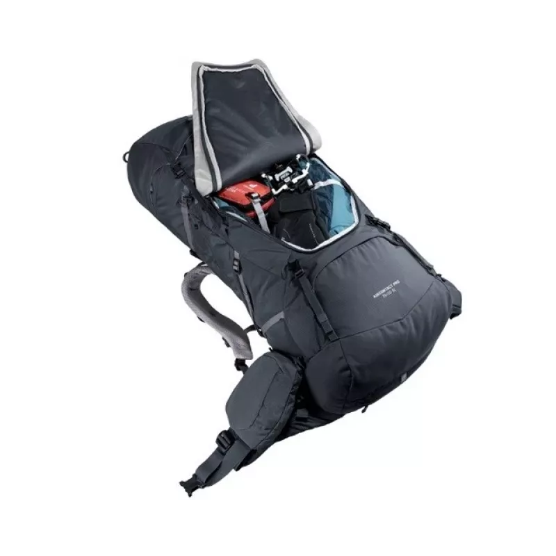 Deuter Aircontact Pro 85+10 turistický batoh čierny