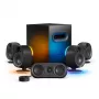 SteelSeries Arena 9 5.1-kanálový reproduktorový systém s bezdrôtovým subwooferom, Bluetooth 5.0, RGB osvetlenie, čierny