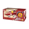 BRIO RC pretekárske auto s diaľkovým ovládaním, červená/biela