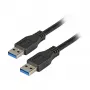 EFB Elektronik Premium USB 3.0 kábel USB-A na USB-A 1,0m čierny