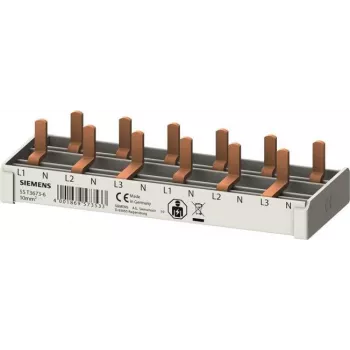 Siemens 5ST3673-6 kompaktná kolíková zbernica 10 mm² 6 TE 1-pólová sivá