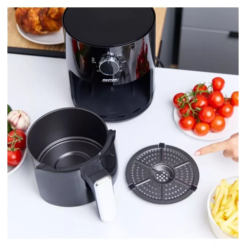 MPM MFR-12 teplovzdušná fritéza 1500W 3,2L čierna