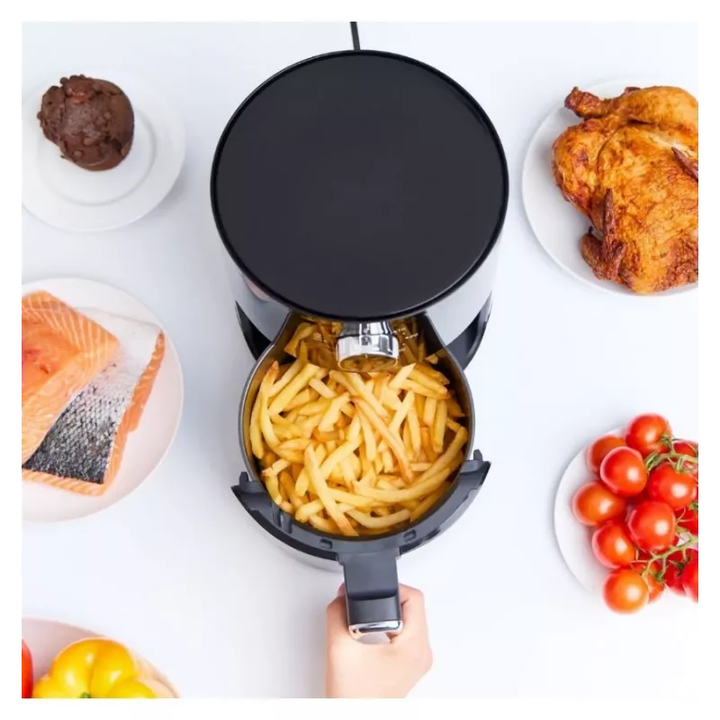 MPM MFR-12 teplovzdušná fritéza 1500W 3,2L čierna