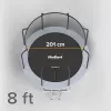REBEL Active Trampoline PRO 8ft/244cm so záchytnou sieťou a rebríkom