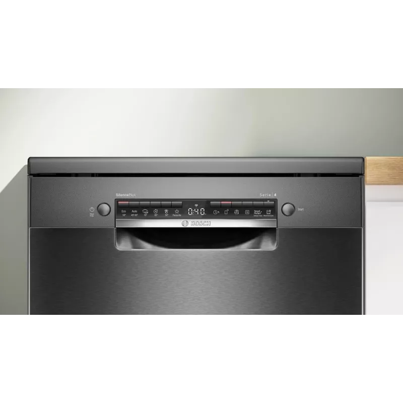 Bosch SMS4ENC06E voľne stojaca umývačka riadu, 13 súprav, 44 dB, Silver Inox