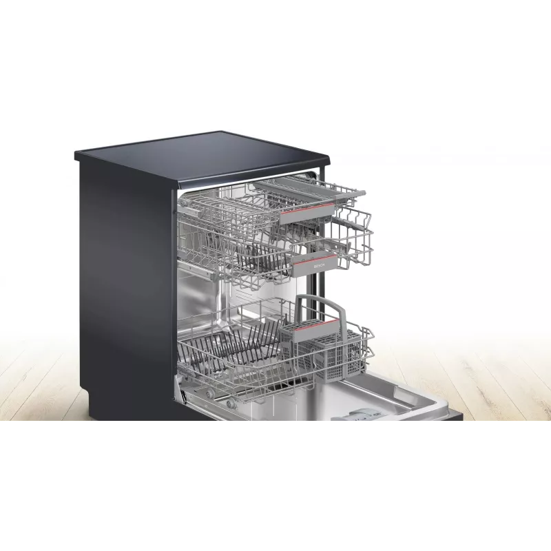 Bosch SMS4ENC06E voľne stojaca umývačka riadu, 13 súprav, 44 dB, Silver Inox