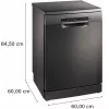 Bosch SMS4ENC06E voľne stojaca umývačka riadu, 13 súprav, 44 dB, Silver Inox