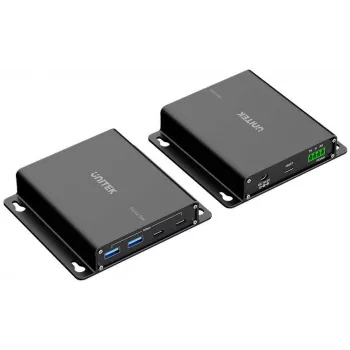 UNITEK USB 3.0 extender cez Ethernet 100m so 4-portovým hubom