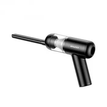 AWEI Mini akumulátorový vysávač V2 čierny 5000Pa sací výkon USB-C