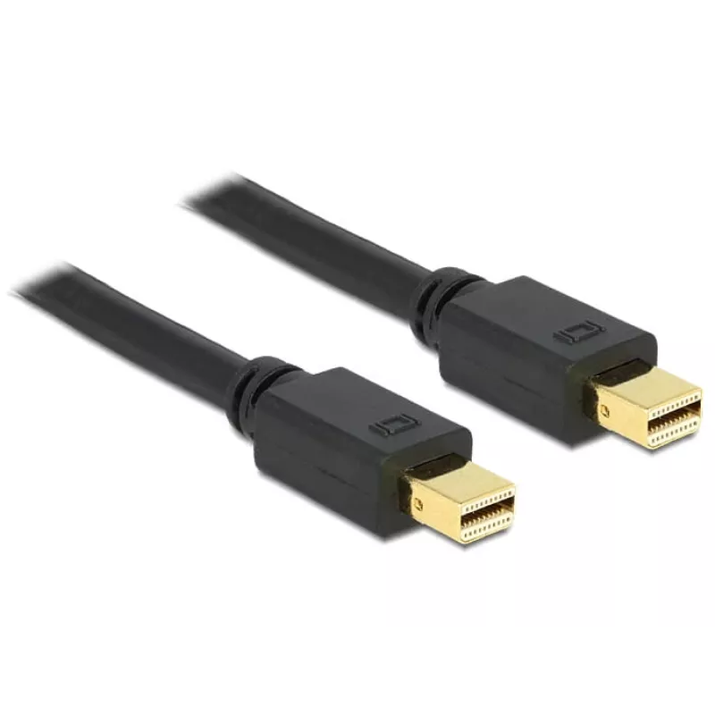 Delock 83473 Kábel Mini DisplayPort, Mini DisplayPort (M) na Mini DisplayPort (M), 1 m, Čierny