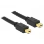 Delock 83473 Kábel Mini DisplayPort, Mini DisplayPort (M) na Mini DisplayPort (M), 1 m, Čierny