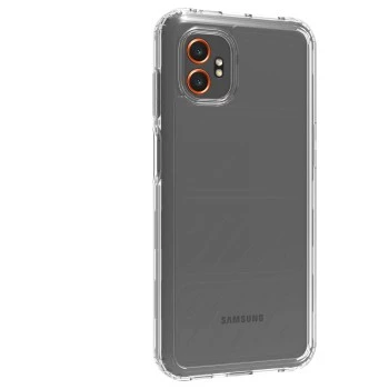 SCREENOR Bumper puzdro pre Samsung Galaxy XCover 7 Pro, priehľadné TPU nárazuvzdorné puzdro