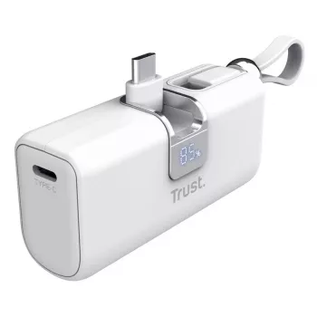 Trust Pacto 5000 mAh biela power banka