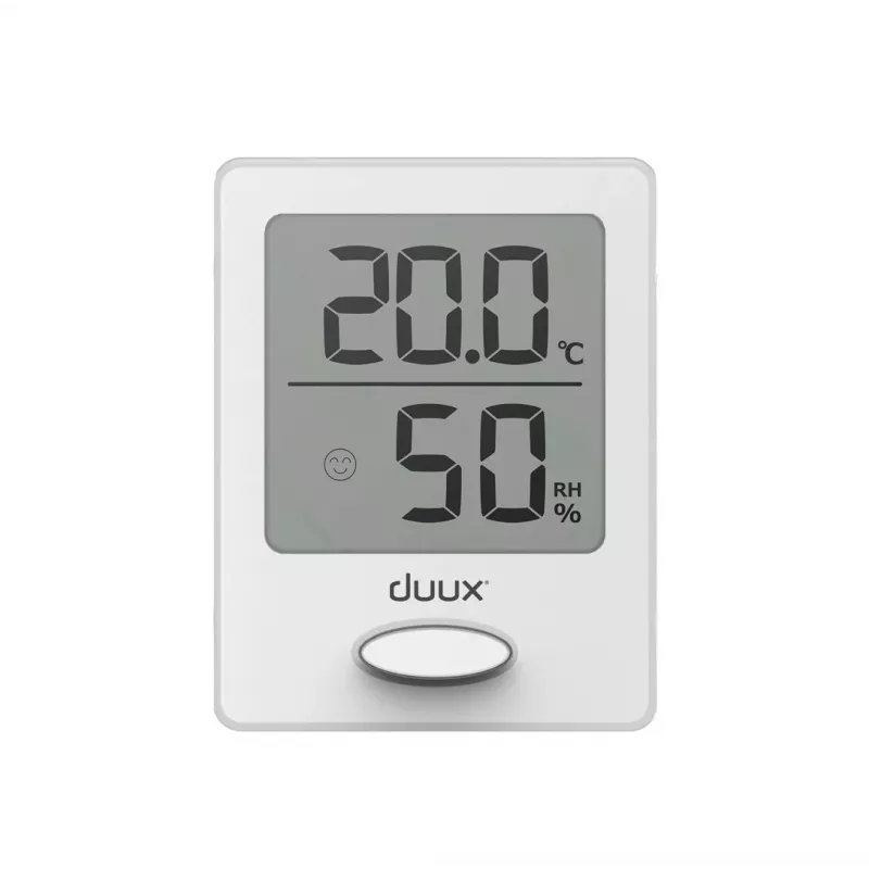 Duux Sense hygrometer + teplomer biely LCD displej