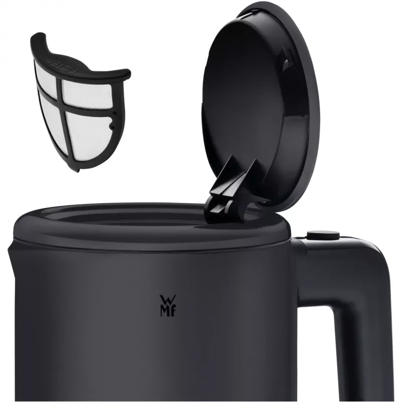 WMF KÜCHENminis kanvica 0,8 L, 1800 W, nerez, čierna