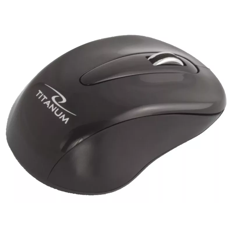 ESPERANZA Titanum TM104K bezdrôtová optická myš 1000 DPI, 2,4 GHz, 3 tlačidlá, čierna