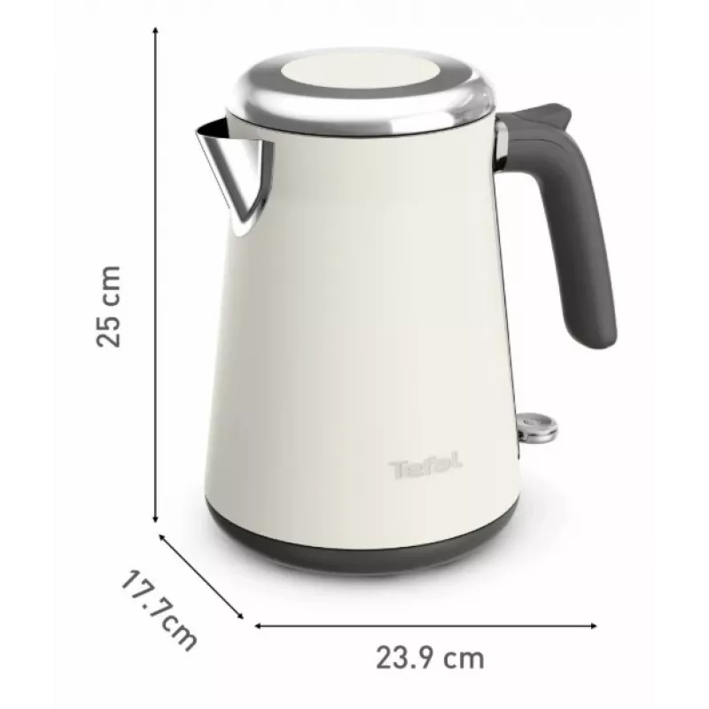 Tefal Loft Collection KI666AE0 rýchlovarná kanvica 1,7 L 2400 W slonovina