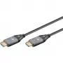 Goobay 76274 aktívny optický HDMI kábel (AOC) 8K/60Hz 48 Gbit/s 10m čierny/sivý