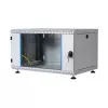 EFB Elektronik 1-dielny sieťový rozvádzač nástenný svetlosivý RAL 7035 9U 19 palcov