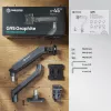 ONKRON G95-G držiak na stôl pre 17-45 inch monitory, grafit