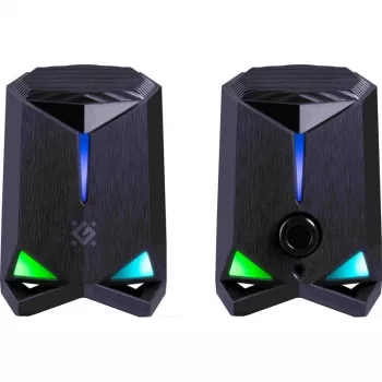 Defender Rocket 2.0 PC reproduktory 6W LED USB čierne