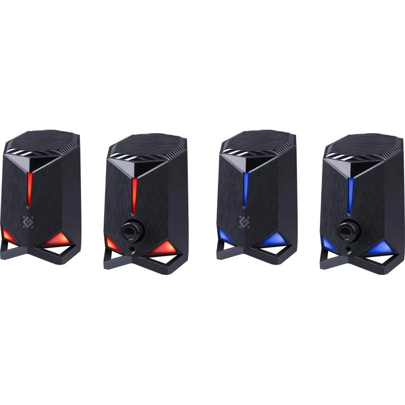 Defender Rocket 2.0 PC reproduktory 6W LED USB čierne