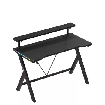 HUZARO Hero 1.9 RGB čierny herný stôl