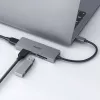 AUKEY CB-C63 USB-C hub Ultra Slim 4-in-1 hliníkový Space Gray