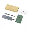 AUKEY CB-C63 USB-C hub Ultra Slim 4-in-1 hliníkový Space Gray