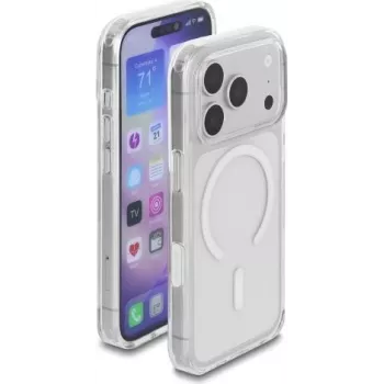 Delock ochranné puzdro pre iPhone 17 Pro kompatibilné s MagSafe transparentno-biele (81643)